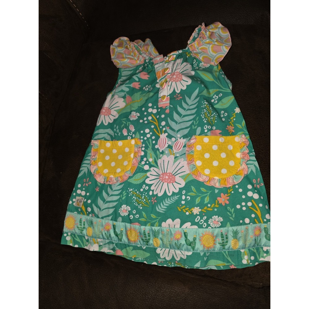 Wildflowers Wild flowers floral‎ pineapple cactus dress size 2t